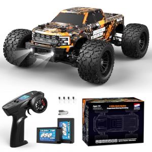 HAIBOXING Voiture Télécommandée 1:18 4WD 36 km/h Voiture RC à Grande Vitesse, 2,4 GHz RC Monster Truck Étanche Tout Terrain RC Buggy Jouet pour Adultes et Enfants (WX-Hobby, neuf)