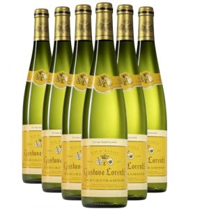 Alsace Gewurztraminer Cuvée Particulière - Blanc 2018 - Gustave Lorentz - Vin Blanc d' Alsace (6x75cl) (e-boissons, neuf)