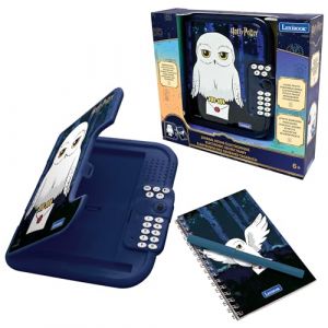 Lexibook, Harry Potter, Journal Intime &eacute;lectronique Hedwige avec Stylo et carnet Inclus, interactif, Mot de Passe, Fonctions Amusantes, Effets sonores, Noir/Blanc, SD50HP1 (Lexibook S.A (Officiel), neuf)