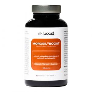 MOROSIL BOOST | Morosil&reg; | Fabriqu&eacute; en France | 120 G&eacute;lules | Br&ucirc;leur de graisses hautement dos&eacute; | Compl&eacute;ment minceur | Th&eacute; Vert | Guarana & Zinc | Cure 30 jours | Minceur Homme & femme | Ekiboost (EKIBOOST, neuf)
