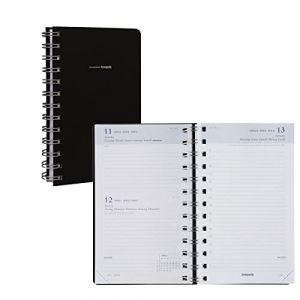 Agenda BREPOLS Breform - 10x16,5cm - 1 jour par page couverture noir Polypro - 2026 (FOURNITURE DISCOUNT, neuf)