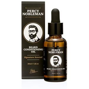 Huile pour barbe de Percy Nobleman, Mélange composé à 99% d’essences naturelles dérivées (30 ml) (Ellipsis Brands, neuf)