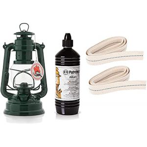 Feuerhand Baby Special 276 Kit de démarrage comprenant 1 litre d'alcan et 2 mèches de rechange (vert mousse) (Livarto, neuf)