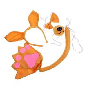 CALLARON 1Ensemble Accessoires De Cosplay Animaux Kangourou Bandeau Animaux Nez Pour Déguisement (Raindrops On Roof, neuf)
