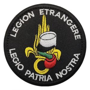 Écusson brodé de l'armée - Légion française - 8 x 8 cm (Comfy Connect, neuf)