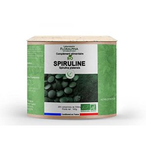 Spiruline BIO comprim&eacute;s 500mg - lutter contre les fatigues passag&egrave;res - excellente source de fer (200 comprim&eacute;s) (ruedesplantes, neuf)