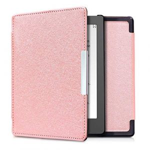 kwmobile Étui Compatible avec Kobo Aura Edition 1 Coque - Étui à Rabat magnétique Tablette eReader Similicuir - Or Rose (SX-Commerce, neuf)