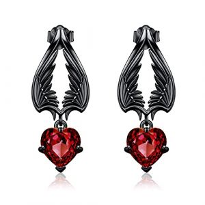 Boucles D'Oreilles Ailes D'Ange En Argent Sterling 925 Boucles D'Oreilles Pendantes Bijoux D'Ange Cadeaux Pour Femmes (URONE Silver Jewellery, neuf)