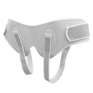 Ceinture Herniaire Inguinale pour Homme, Bandage Herniaire pour Soulager Les Douleurs Inguinales, Double Inguinale avec 2 Coussinets de Compression Amovibles(X-Large) (Wilk Meet, neuf)