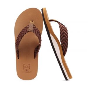 KuaiLu Tongs Hommes &eacute;t&eacute; Cuir en Tissu Plage Flip Flops Confort Soutien Voute Plantaire Tongue Sandales Orthopedique Mousse de Yoga Piscine Antid&eacute;rapantes Douche Claquette Kaki clair 44 (KUAILU-XYL, neuf)