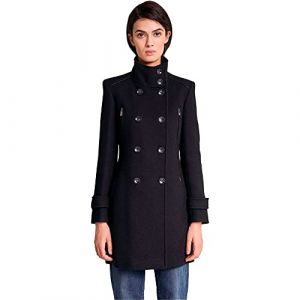 Salsa Manteau Long Grace en &eacute;toffe avec d&eacute;tails (jeanstation, neuf)