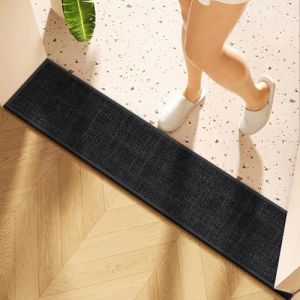 Tapis de Bain Diatomite 25x60cm,Tapis de Douche Antid&eacute;rapant,Tapis de Salle de Bain Absorbant,Tapis Douche S&eacute;chage Rapide,pour Portes de Salle de Bain,Salon (Multicolore G) (QingHuaDM, neuf)