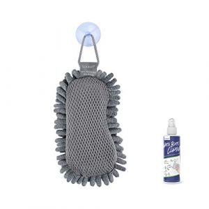 loukin Shag Effaceur effaçable à sec (nettoyant pour tableau blanc de 96,4 g inclus), effaceur en microfibre pour tableau blanc, effaceur lavable pour tableau en verre, pour salle de classe, maison et (PackAll, neuf)