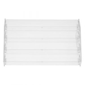 PENIKOKO Pr&eacute;sentoir &agrave; Cartes de V&oelig;ux en Acrylique Transparent 4 Niveaux Escalier Organiseur Polyvalent pour Vernis &agrave; Ongles et Parfums Rangement Compact pour Comptoir et Coiffeuse (xinshengzhan, neuf)