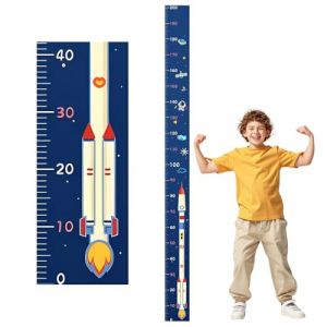 LACHT 1 Pi&egrave;ce Toise Murale Enfant, Toise Enfant, Toise De Hauteur Pour Enfants, Sticker Mural Pour Chambre, Mesure Taille Enfant, D&eacute;coration Murale, Pour Enfants (candy27seven, neuf)
