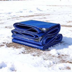 Tarpaulin &Eacute;tanche 130 x 180 cm avec &OElig;illets B&acirc;che Multifonctions R&eacute;sistante Aux UV et &agrave; La Moisissure pour Remorque, Camionnette, Bateau, Jardin, Bois, Foin, Bleu (LvLiangShiLiShiQuHuanEDianZiShangWuYouXianGongSi, neuf)