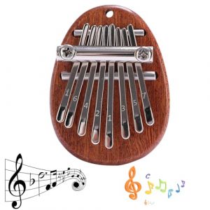 Mini Kalimba, 8 Touches Kalimba, Kalimba Instrument de Musique Enfant et Adulte, Kalimba 8 Clés Pouce Piano pour Les Enfants, Les Débutants et Les Mélomanes Instrument de Musique Exquis (HYQI TRADING SARL=-, neuf)