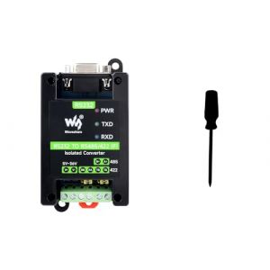 Waveshare RS232 To RS485/422 Active Digital Isolated Converter, Onboard SP3232EEN&SP485EEN Chip, RS232 DB9 Female Port, for Industrial Control Equipment&High Communication Requirement Application (Waveshare, neuf)