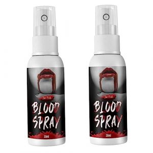 Homoyoyo Spray De Faux Sang 30 Ml Lot De 2 Pour Maquillage Halloween Et Théâtre, Couleur Rouge Réaliste, Effet Fluide, Accessoires Maquillage Cosplay Et Fête (HuanYH, neuf)