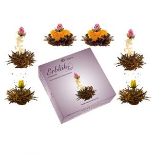 Creano - fleurs de Thé Coffret cadeau « Thé de Floraison », Thé noir - 6 fleuris de Thé en 3 sortes différentes (Creano, neuf)