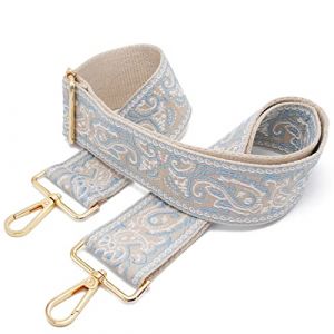 Sangle Sac Bandouliere, Bandoulière pour Sac à Main Sangle De Rechange réglable Femmes Bricolage Remplacement E01 5cm Gold (Kocris Casa EU, neuf)