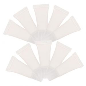 UKCOCO Tube Vide 8 Ml pour Gloss Vide et Cosmétiques Transparent Contenant en PP et PVC pour DIY 10 Pièces Utilisation Pratique Diamètre de 18 MM de 85 MM (QSHUFANG, neuf)