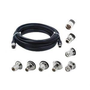 C&acirc;ble coaxial LMR400 N vers N/SMA/RP-SMA/B*C/TNC/Connecteur m&acirc;le femelle &agrave; sertir 50 ohms RF LMR-400 Pigtail C&acirc;ble d'antenne radio(1PCS 0.5m,SMA Male-SMA Female) (jinyunshangwu, neuf)