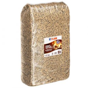 Granul&eacute;s de Bois (pellets de Chauffage) 6 mm 100% r&eacute;sineux &ndash; Combustible Premium pour po&ecirc;le &agrave; granul&eacute;, Inserts et chaudi&egrave;re &agrave; pellets &ndash; Pouvoir calorifique &eacute;lev&eacute; - R'FLAM - 7,5 KG (R'GARDEN, neuf)