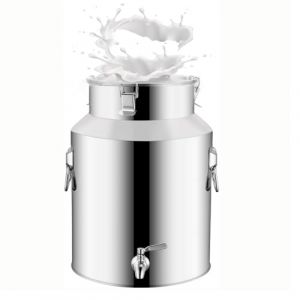 201 Bidon Inox 20 Litres Avec Robinet Bidon a Lait Ancien Pour Huile Et Aliments Pour Stockage Plusieurs Capacit&eacute;s Sont Disponibles,Capacity-9Liters (ADMSTYLWJSM, neuf)