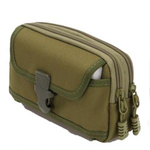 Étui de Ceinture Pochette Téléphone Holster,Grande Pochette Smartphone,Sacoche Ceinture Homme Multi-usages Utilitaire Poche Taille Sac.Convient à la Vie Quotidienne (Vert) (CRSUSUKJ, neuf)