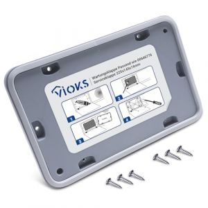 VIOKS Porte de Service 225x145x6mm avec 6 Vis pour Sèche Linge à Condensation/Pièces Détachées Lave Vaisselle Bosch/Accessoire Seche Linge (vioks-de, neuf)