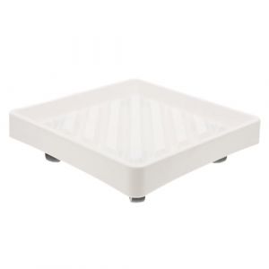 Toddmomy Plateau À Pots pour roulettes Plastique Plantes Bac À Plantes avec Base À roulettes Base Carrée avec Grand Plateau À Verre Carré (Biccod, neuf)