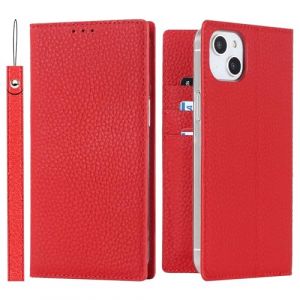 Belzsxy Coque pour Samsung Galaxy S22, [Premium Cuir v&eacute;ritable Flip Portefeuille &Eacute;tui en Cuir] [Etui &agrave; Rabat] [RFID Blocage], &Eacute;tui de Protection pour Samsung Galaxy S22- Rouge (Belzsxy, neuf)