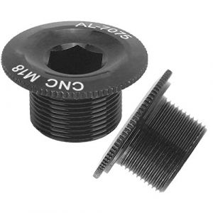 cersalt Bouchon à vis de manivelle, boulons de Bras de manivelle de vélo d'accessoire de vélo pour Le pédalier intégré Creux de Prowheel(M18 Black) (Wenruil, neuf)