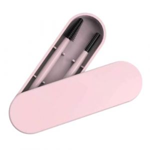 HEALEEP Set de Peignes Silicone pour Cils et Sourcils avec Boîte de Rangement Brosses de Maquillage Portables Réutilisables pour Hommes et Femmes Outil Pratique pour Beauté Quotidienne et (Aesthetiscs, neuf)