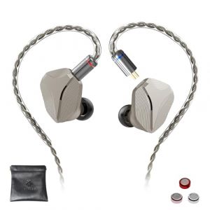 Hidizs MP145 &Eacute;couteurs Intra-Auriculaires HiFi IEM filaires, 14,3 mm, Pilote magn&eacute;tique planaire Ultra-Large, Coque en Alliage d'aluminium a&eacute;ronautique, pour Musicien, 3,5 mm (Hidizs EU, neuf)