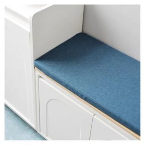Coussin pour Banc de Jardin, Antidérapant Coussin de Siège en Mousse Épaisse avec Housse Amovible, Assise Coussin pour Banc de Mobilier Terrasse Balancelle Canapé Extérieur(Blue,70x50x5cm Thick) (AMZGRZ, neuf)