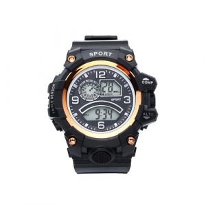 Montre num&eacute;rique pour, Montre num&eacute;rique militaire &agrave; LED Chronom&egrave;tre &eacute;lectronique, Montre-bracelet avec r&eacute;veil, Montre-bracelet analogique num&eacute;rique lumineux pour filles Gar&ccedil;ons Sport pour (kaitmain, neuf)