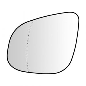 SENZEAL Verre de Rétroviseur Remplacement pour Renault Kangoo II 2013-2021 Chauffant Retroviseur Extérieur (Gauche) (senzeal, neuf)