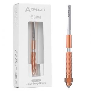 Creality Buses officielles K1C, kit de buse d'imprimante 3D &agrave; changement rapide 0,4 mm, embout 3 buses V3 en alliage de cuivre et buse en acier tremp&eacute; pour imprimante 3D K1C, Ender 3 V3, Ender 3V3 (Creality Direct Store, neuf)