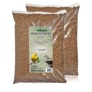 Eggersmann volaris Vers de farine s&eacute;ch&eacute;s 10 kg &ndash; Nourriture pour oiseaux sauvages riche en prot&eacute;ines et naturelle &ndash; Vers de farine s&eacute;ch&eacute;s id&eacute;aux pour oiseaux sauvages, poules et autres animaux de (Heinrich Eggersmann Futtermittelwerke, neuf)