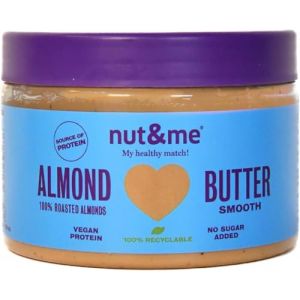 Purée d'amandes sans sucres ajoutés 300 g nut&me | 100% Amandes | Crémeuse | Sans gluten | Sans conservateurs | Vegan | Sans huile de palme (nut & me, neuf)