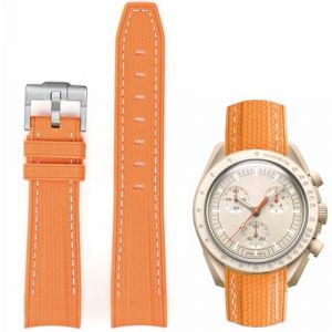 AIYIRUO Bracelets de Montre Omega x Swatch Bracelet Moonswatch/Rolex/Seiko 20mm Caoutchouc Omega x Swatch Moonswatch Speedmaster Bracelet de Remplacement Hommes Bracelet (HAIRUOZE, neuf)