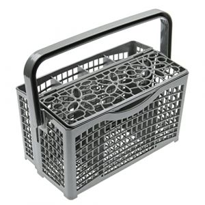 vhbw Panier à couverts universel utilisé dans la partie inférieure du lave-vaisselle, compatible avec Miele, Bosch, Siemens - 23 x 13cm, divisible (ElectroPapa, neuf)
