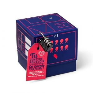 SURPRISA Bo&icirc;te Cadeau avec Velours et &eacute;clat, bo&icirc;te de Casse-t&ecirc;te pour Cadeaux et Bons pour la Saint-Valentin, Anniversaire, Anniversaire de Mariage pour Elle et Lui, Casse-t&ecirc;te en Forme de c&oelig;ur (SURPRISA, neuf)