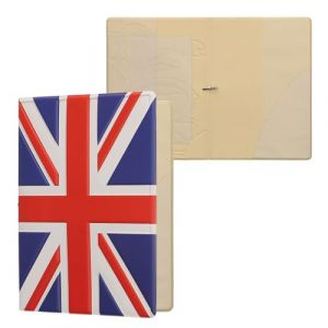 kwmobile Porte-Passeport Voyage - &Eacute;tui &agrave; Rabat avec Fermeture &Eacute;lastique - Prot&egrave;ge-Passeport ou Carte d'Identit&eacute; - Rouge-Blanc-Bleu (SX-Commerce, neuf)