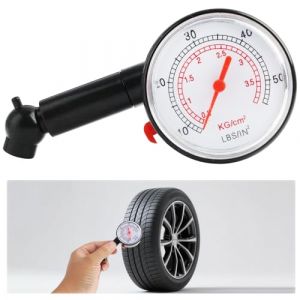 Manometre pour Pneus 0–100 Psi, Manomètre Numérique Précis pour Pression Pneu, Outil Portable pour Voiture, Moto, Vélo, Suv, Cadran Large et Lecture Facile (WanLinTan, neuf)
