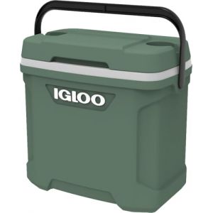 Igloo Ecocool Latitude 30 - Glacière Passive 28L - Glacière avec Porte-gobelets - Réfrigérateur Portable pour la Plage, Pique-niques, Camping - Vert (Igloo | Europe, neuf)