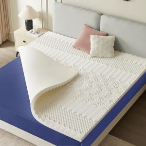 CASABEL Surmatelas 80 x 200 cm Mousse à Memoire de Forme 5 cm - sur-Matelas Simple - Zones Ergonomiques de Soutien - pour Matelas, Clic Clac, BZ - Entreprise Française (CASABEL FR, neuf)