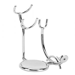 Picysa Rasoir &agrave; Main Blaireau Porte-savon Support Galvanoplastie M&eacute;tal Rasoir Support Blaireau Solide Multifonctionnel en M&eacute;tal (Fsaeling, neuf)